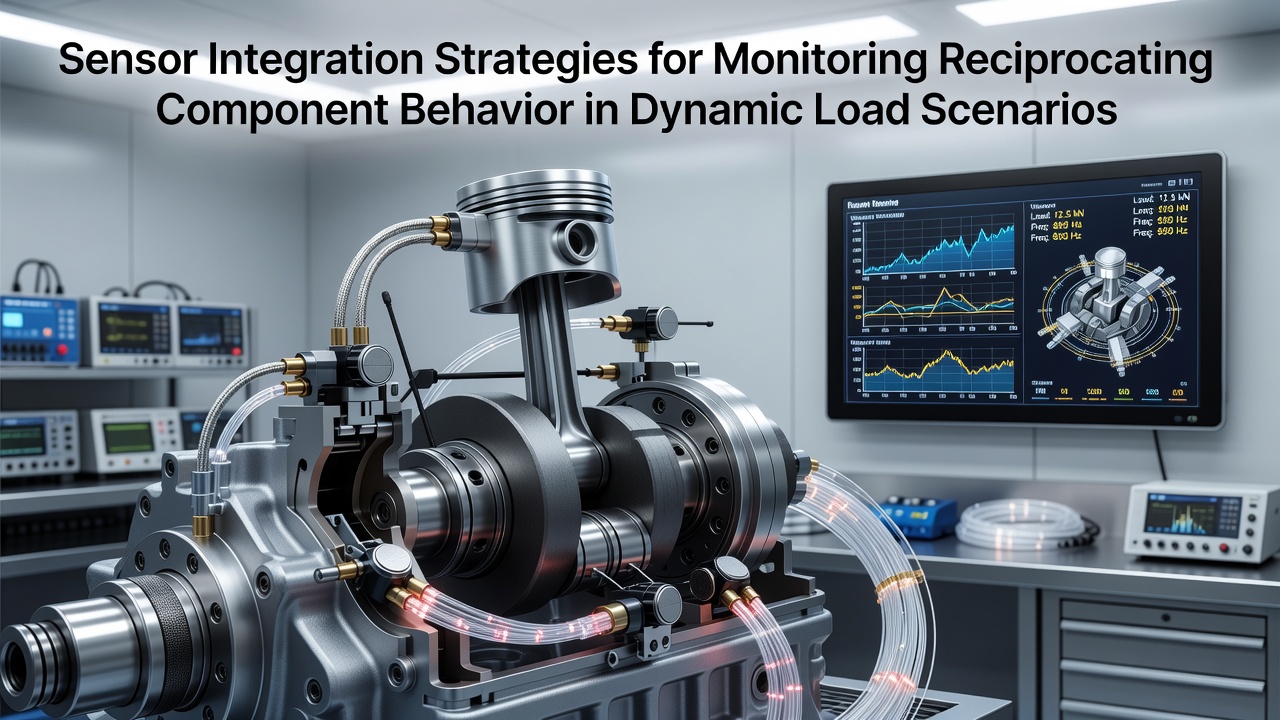 Sensor Integration Strategies for Monitoring Reciprocating Component Behavior in Dynamic Load Scenarios